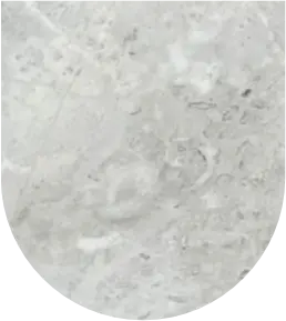 NATURAL LIGHT GREY MARBLE HONED SEMI CIRCLE